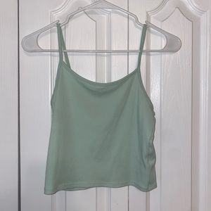 AMERICAN EAGLE BASIC TANK TOP green